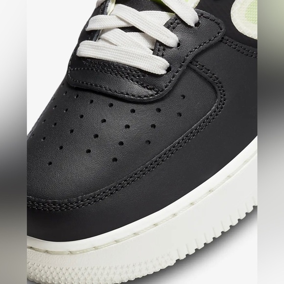 Nike Air Force 1 Mid React Sail Black Ghost Green Men's Size 9.5 - Picture 11 of 11